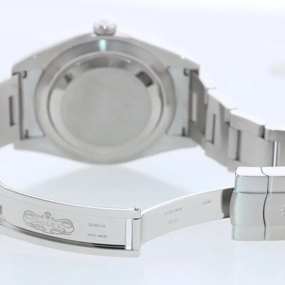 MINT! Rolex 39mm Men's Grey Dial Watch With box and cards!